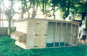 Poachers Kennel with Nest Boxes on the side